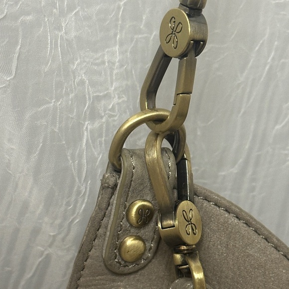 HOBO Pier Leather Shoulder & Crossbody Bag - Taupe Gray